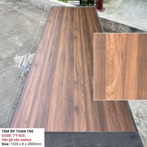 TẤM ỐP THAN TRE TT-825 – VẺ ĐẸP MẠNH MẼ & SANG TRỌNG TỪ GỖ WALNUT