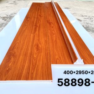 Tấm nhựa ngăn vách giả gỗ - 58898-9