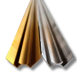 Nẹp nhôm góc trong - MÀU BẠC