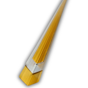 Nẹp nhôm V 1.0CM - màu bạc