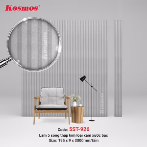 5 sóng thấp SPC kim loại xám xước bạc 5ST-926