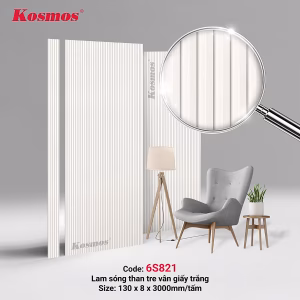 Lam sóng vân giấy trắng 6S821
