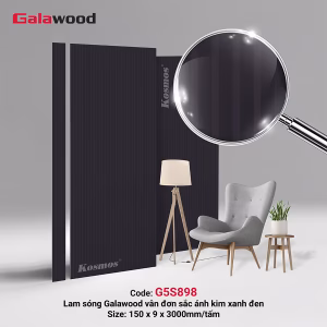 Lam sóng đơn sắc ánh kim xanh đen G5S898