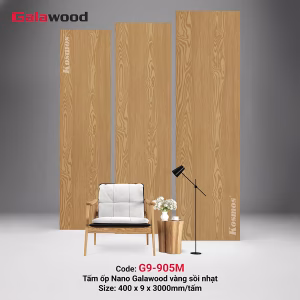 Tấm ốp Nano 9mm SPC vàng sồi nhạt G9-905M