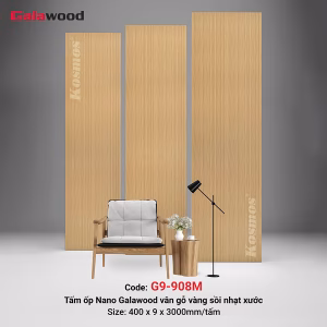 Nano 9mm SPC vàng sồi nhạt xước G9-908M