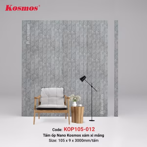 Nano 9mm SPC xám xi măng (Grey Marble) KOP105-012