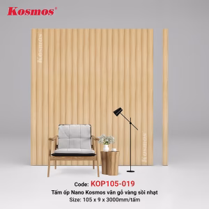 Nano 9mm SPC vàng sồi nhạt (Natural Oak) KOP105-019