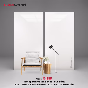 Đơn sắc PET trắng G-885