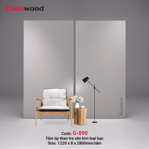 Vân kim loại xước bạc G-890