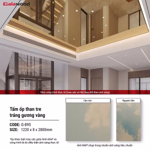 Tráng gương PET vàng G-895