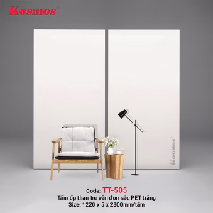 Đơn sắc PET trắng TT-505
