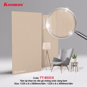 Vân gỗ chống xước vàng kem TT-802CX