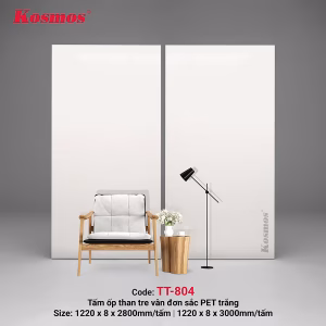 Đơn sắc PET trắng TT-804