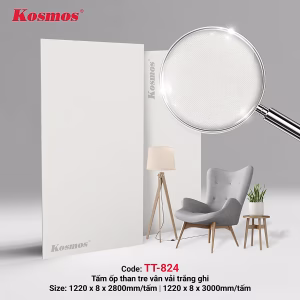 Vân vải trắng ghi TT-824